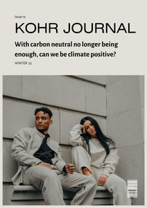 With carbon neutral no longer being enough, can we be climate positive? - KOHRfashion