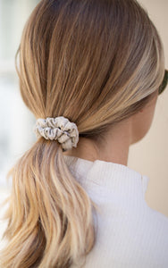 Linen MINI Scrunchies - Pack of 3 - KOHRfashion