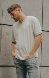 Natural Raw Box Tee - KOHRfashion