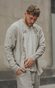 SAMPLE The Oversized Linen Shirt - KOHRfashion